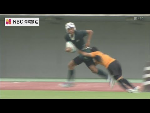 中学生ラガーマン180人が熱戦　長崎県ジュニア・ラグビー大会開幕