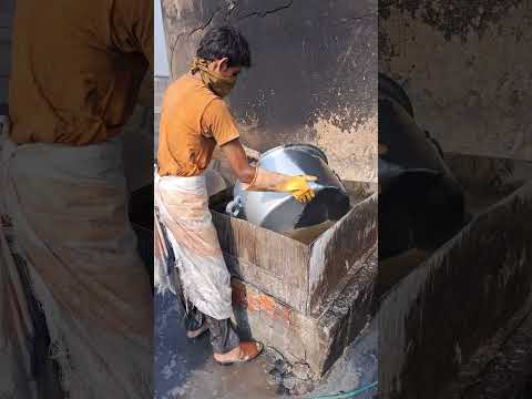 Big Silver Vessels Polish Process | Amazing Casting Skills (short) | #shortvideo