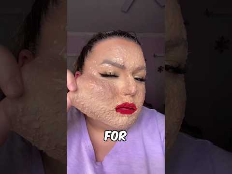 She was afraid to take her makeup off😓