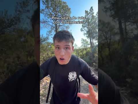 Pov: sales de ruta con el senderista