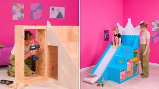 DIY Family Projects: Build Safe Slides, a Secret Room & Playhouse! 🏡