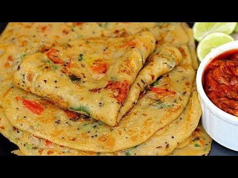 जब रोटी सब्जी बनाने का मन न करे तो 5 मिनट में दो चीज़ों से ये बनालो | healthy Breakfast recipe|Nasht