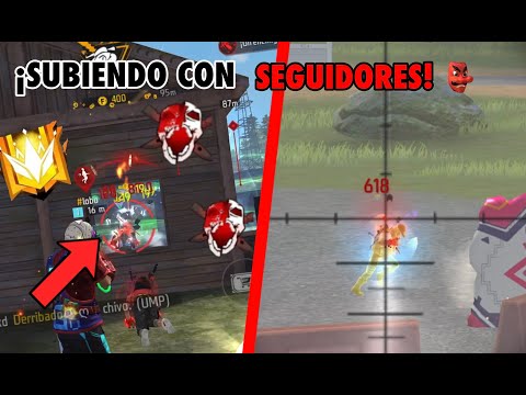 🔴 SUBIENDO A GRAN MAESTRO EN CLASIFICATORIA 🤫🧏‍♂️ ¡CON SEGUIDORES!🔥FREE FIRE