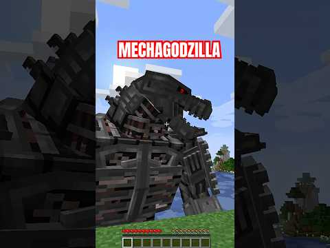 Minecraft, Pero Controlo a MECHAGODZILLA... #shorts