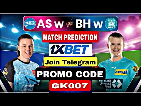 WBBL 2024: AS W vs BH W Match Prediction & Betting Tips | How to Use 1XBET Promo Code for WBBL