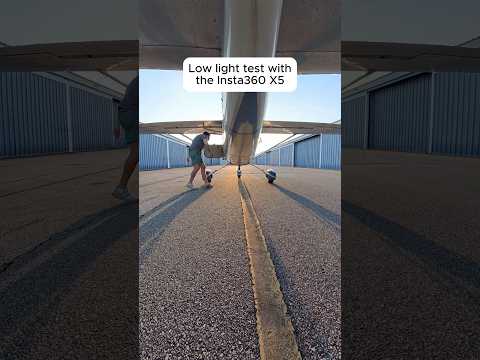 Trying PureVideo Mode on the Insta360 X5! #Insta360 #Insta360X5 #Aviation #pilot