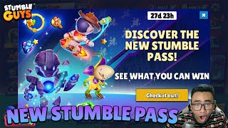 FINALLY NEW UPDATE STUMBLE PASS IS HERE! LETSGO FINISH YOUR MAP! - Stumble Guys
