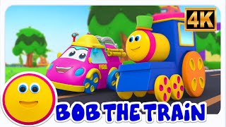🚒 Bob el Tren - Las Ruedas del Camión de Bomberos | Canción Infantil Educativa 🚂