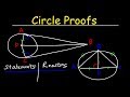 Understanding Two-Column Proofs with Circles