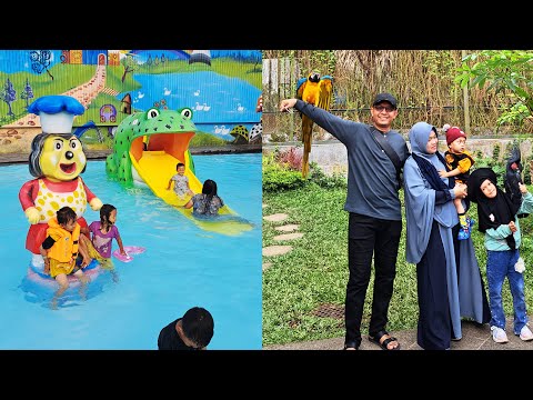 AISYAH BERMAIN PEROSOTAN AIR DI KOLAM RENANG | Kids Playing Water and Slide