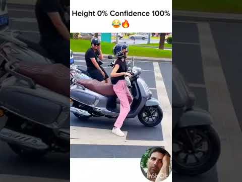 Height 0% Confidence 100%😂🔥_#shorts_#funny_#reaction_#trending_#bike#rider_#viral_#shortsfeed_#video
