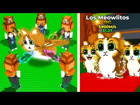 I Unlocked Brand New LOS MEOWLITOS Ritual in Steal A Brainrot!