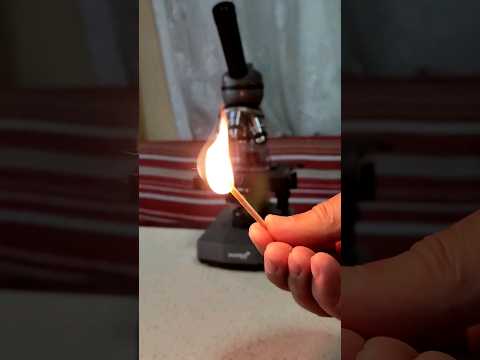 Mikroskop altında kibrit inceleme videosu #mikroskop #inceleme #shortvideo