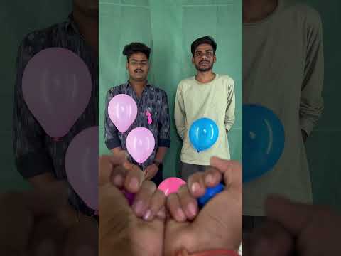 Right Or Left With Pop Balloon Challenge #shorts
