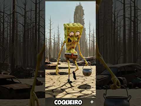 Bob Esponja plantou um coqueiro
