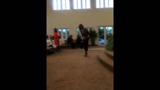 Le'Andria Johnson ministering at Christ Temple in Nassau Ba