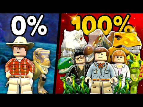 J'ai SPEEDRUN Lego Jurassic World à 100% en 24H