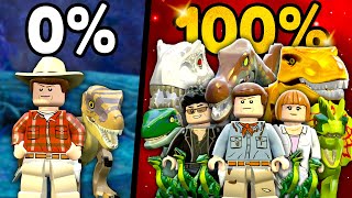 J'ai SPEEDRUN Lego Jurassic World à 100% en 24H