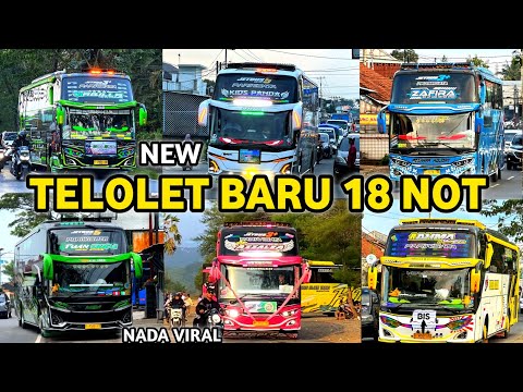 Kumpulan Macam Macam "TELOLET" Bus di Indonesia 18 Corong (Nada) Unik & Merdu ASYIK‼️