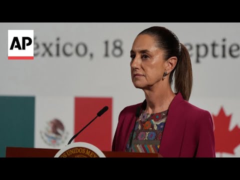 YouTube video thumbnail: Women in Mexico React After President Sheinbaum was Groped by a man on Street