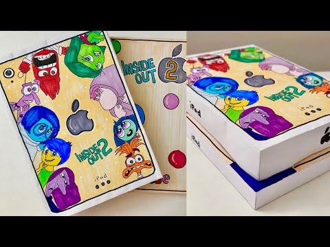 [❗️tutorial❗️] iPad x Inside Out 2 unboxing + tutorial! | How to make paper ipad | asmr