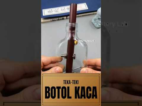 Cara Cerdas Mengeluarkan Tongkat Kayu dari Botol #tekateki #puzzle #tutorial