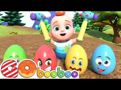 Surprise Eggs Kids Song | GoBooBoo Kids Songs & Nursery Rhymes