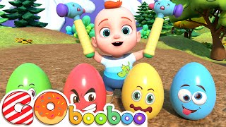Surprise Eggs Kids Song | GoBooBoo Kids Songs & Nursery Rhymes