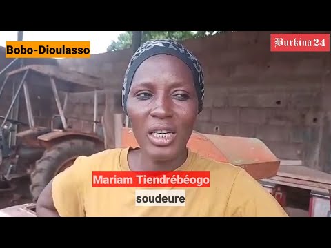 Femme soudeur, Mariam Tiendrébéogo, vit bien sa passion