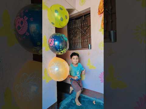 Lam no bong bay nhan qua bat ngol Burst balloons to receive surprise 🫢