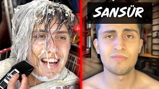 KIŞKIRTMA ! YILLARDIR UZATTIĞIM SAÇLARI 3'e VURDULAR..