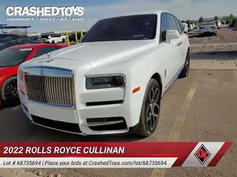 ✅ 2022 Rolls-Royce Cullinan • VIN: SLATV4C08NU209947 • Lot: 68735694. Listed on Copart with 10,724 mi. Free auction sales archive from the USA and detailed vehicle history report at DreamBid. Image 14.