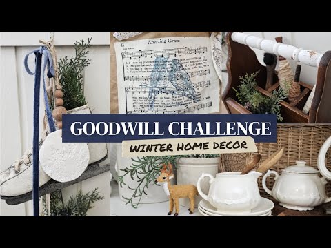 Thrifting Challenge • Easy Winter Crafts To Do At Home • Thrilled Thriftier