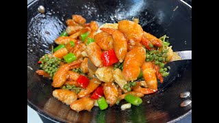 一道椒麻虾能让家人多吃两碗饭！