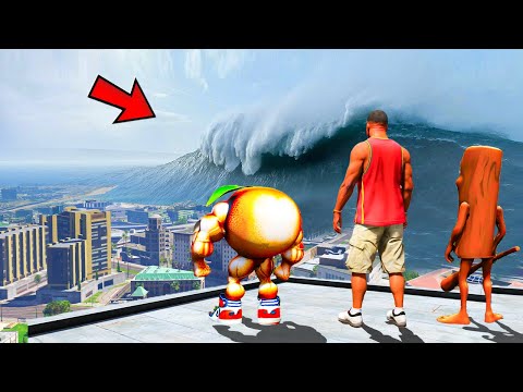 ЦУНАМИ БРЕЙНРОТАРДЫ БАСЫП АЛДЫ (GTA V)
