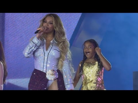 Beyoncé brings out Rumi and Blue Ivy Carter for Protector live - Cowboy Carter Tour LA