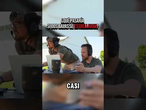 Cuando dos balas se estrellan #sabias #adrenalina #foryou #youtubeshorts