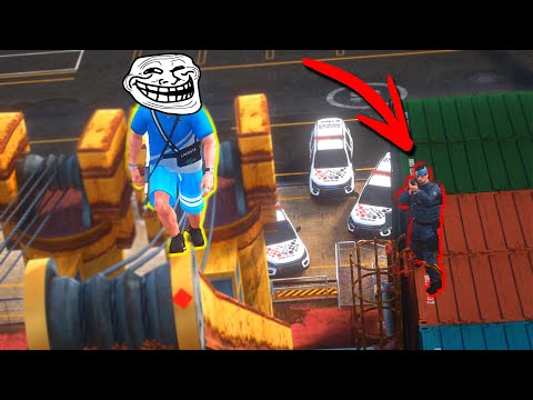 CRIEI A FUGA IMPOSSIVEL APÉ no GTA RP 😂