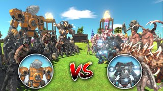 ⚡ キング ドリルマン vs カメラメック  【 スキビディトイレ 】 🦖 アニマルレボルトバトルシュミレーター 🦕 ARBS