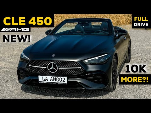 2024 MERCEDES CLE 450 Cabriolet AMG SHOULD YOU PAY 10K MORE FOR The 6 Cylinder?! POV Drive Review