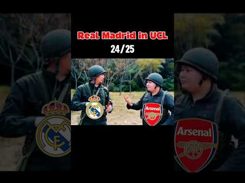 UCL 24/25 Real Madrid's fall funny memes