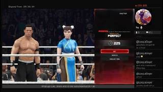 WWE 2K25: John Cena, Kayla Boo & Chun Li vs. Aviarius, General Zod & Brainiac