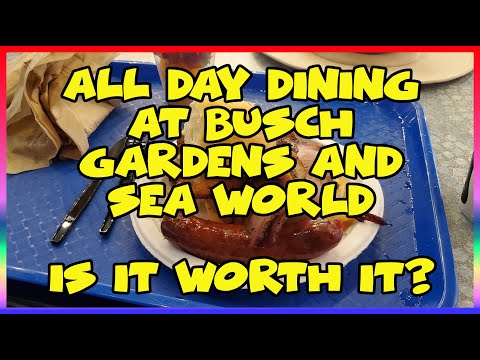 All Day Dining at Busch Gardens and Sea World- Is It...