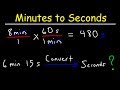 Converting Seconds to Minutes