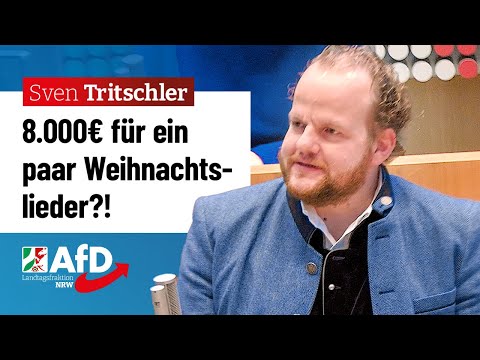 8.000€ für ein paar Weihnachtslieder?! – Sven Tritschler (AfD)