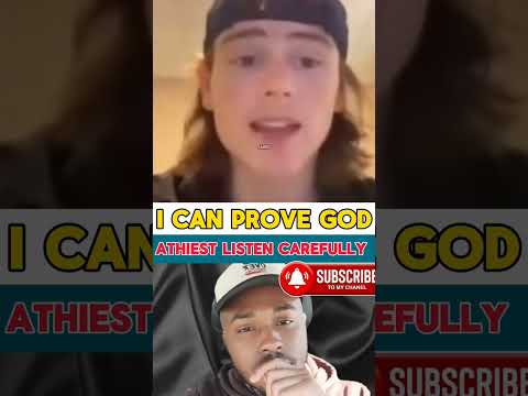 Prove God Exist Without  Using The Bible ⁉️#shorts#athiest#religion#bible#christianity#explorepage