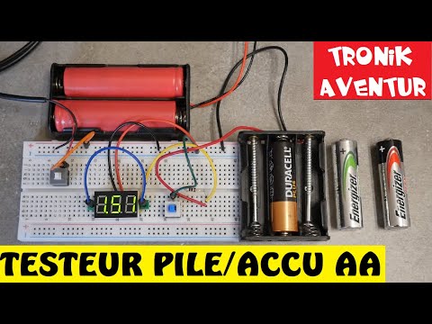 TRONIK AVENTUR 409 TESTEUR PILES ACCUS AA