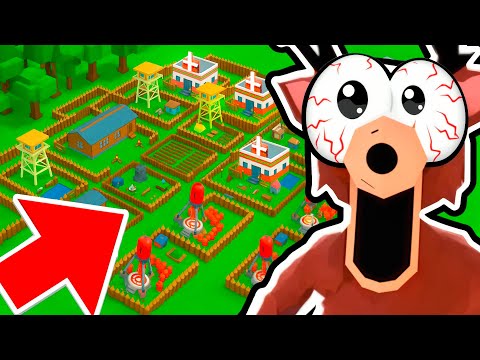Я построил ГОРОД в 99 НОЧЕЙ в лесу ROBLOX!