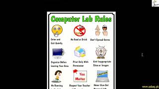 ICT Lab Rules