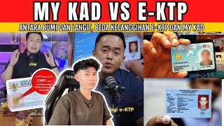 ANTARA BUMI DAN LANGIT ! BEDA KECANGGIHAN MY KAD VS E-KTP ! INDONESIA KETINGGALAN JAUH !